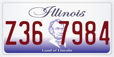 IL license plate Z367984