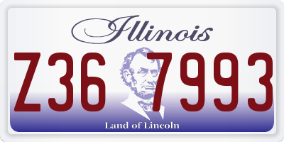 IL license plate Z367993