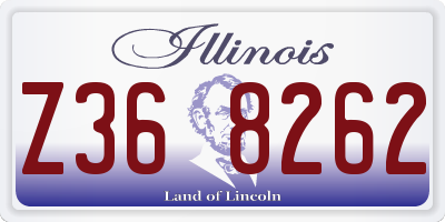 IL license plate Z368262