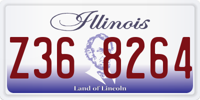 IL license plate Z368264