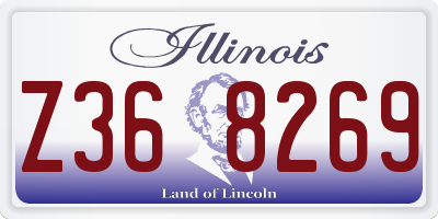 IL license plate Z368269