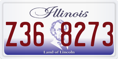 IL license plate Z368273