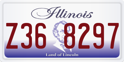 IL license plate Z368297