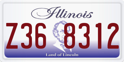 IL license plate Z368312