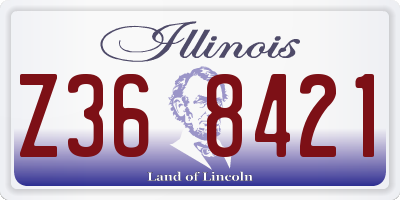 IL license plate Z368421