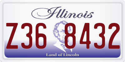 IL license plate Z368432