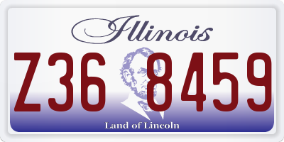 IL license plate Z368459