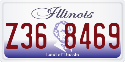 IL license plate Z368469
