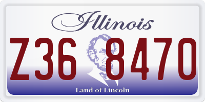 IL license plate Z368470