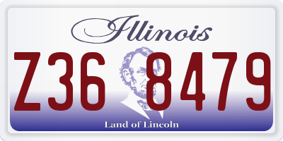 IL license plate Z368479