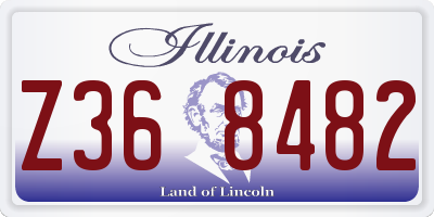 IL license plate Z368482