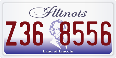 IL license plate Z368556