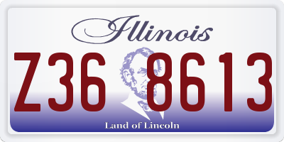IL license plate Z368613