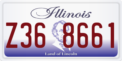 IL license plate Z368661