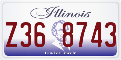IL license plate Z368743