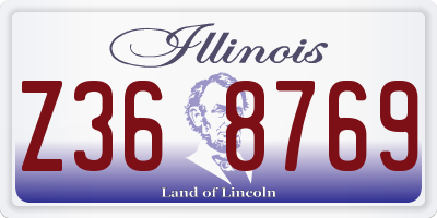 IL license plate Z368769