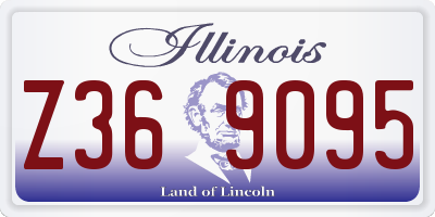 IL license plate Z369095