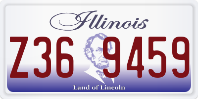 IL license plate Z369459