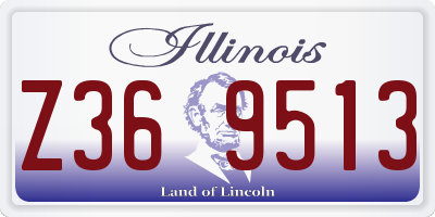 IL license plate Z369513