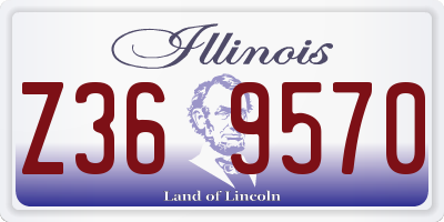 IL license plate Z369570