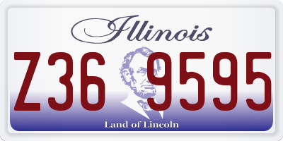 IL license plate Z369595