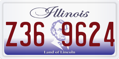 IL license plate Z369624