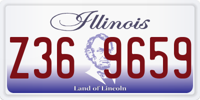 IL license plate Z369659
