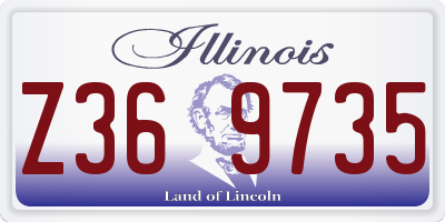 IL license plate Z369735