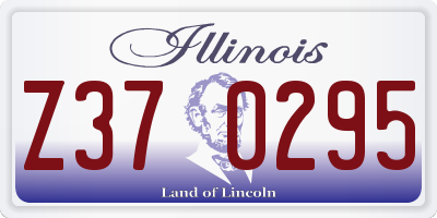 IL license plate Z370295