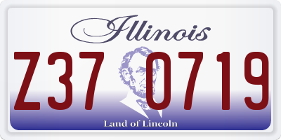 IL license plate Z370719
