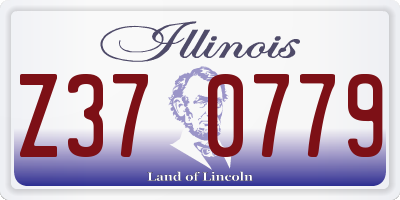IL license plate Z370779