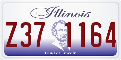 IL license plate Z371164