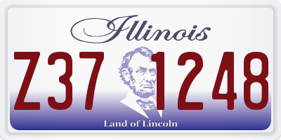 IL license plate Z371248