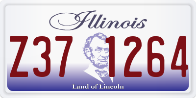 IL license plate Z371264