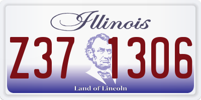 IL license plate Z371306