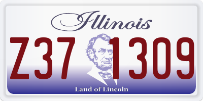 IL license plate Z371309