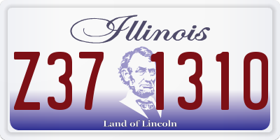 IL license plate Z371310