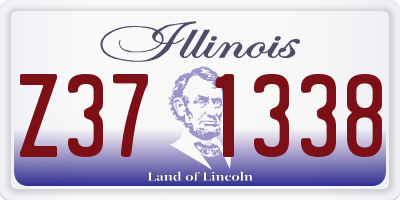 IL license plate Z371338