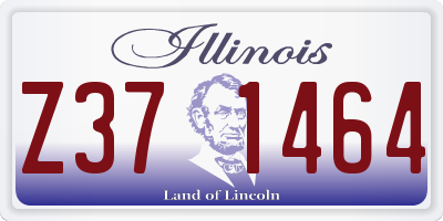 IL license plate Z371464