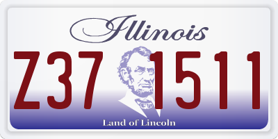 IL license plate Z371511
