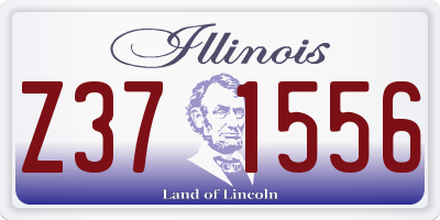 IL license plate Z371556
