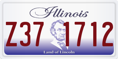 IL license plate Z371712