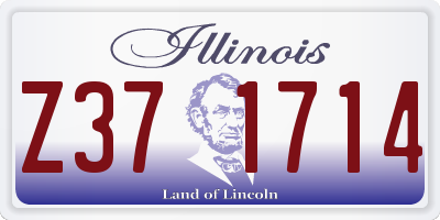 IL license plate Z371714