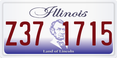 IL license plate Z371715