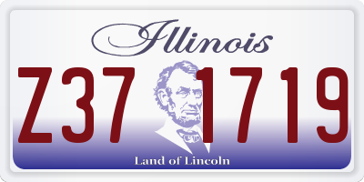 IL license plate Z371719