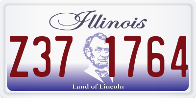 IL license plate Z371764