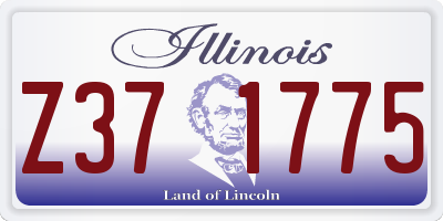 IL license plate Z371775