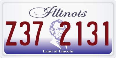 IL license plate Z372131