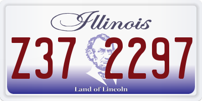 IL license plate Z372297