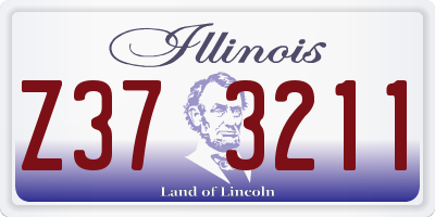 IL license plate Z373211